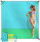 Zaxiva Natte de Plage et Résistante au Sable, 200 x 220 cm, Pique-Nique Surdimensionné à Séchage Rapide, Drap Plage pour 1 à 4 Adultes, Voyage, Camping, Randonnée, avec Sac de Rangement et 4 Piquets