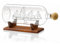 Decanter classico a forma di nave in bottiglia, 75 cl, con espositore, decorazione nautica unica
