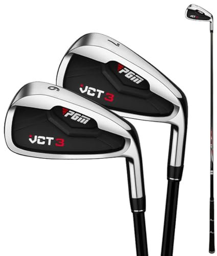 Professional Golf Club Iron for Men and Women Right Handed Steel or Carbon Rod No.5/6/7/8/9/PW/SW Single Iron Clubs (No.7,with Carbon Rod)