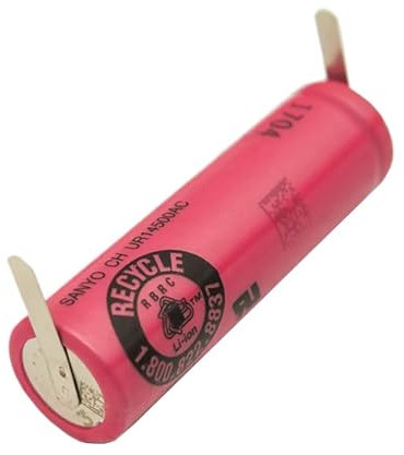 3,7 V 740 mAh Akku Kompatibel mit Braun Oral B Pro 2 Typ iO4 iO5 iO6 iO7 iO9 iO8 iO10 3768 3758 3759 3766 3776 3758 3759 3794 Zahnbürstenrasierer(With soldering feet,1pcs)