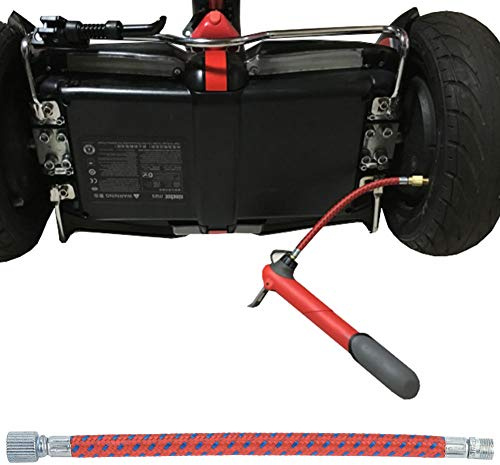 SHUAIGUO Electric Scooter Hose with Inflatable Mouth for Xiaomi Mijia M365, Lightweight Sturdy Plastic & Alloy, Easy Pumping & Convenient Installation