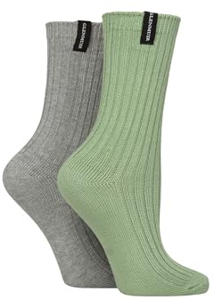 Glenmuir Ladies Light Cushioned Bamboo Boot Socks Pack of 2