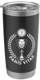Traditional Catholic Latin Mass Holy Eucharist Stainless Steel Insulated Tumbler