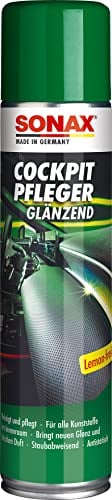 SONAX Lucida cruscotti al profumo di limone (400 ml) pulisce e cura tutte le parti in plastica all’interno dell’automobile. Antistatico. | Art.N. 03433000