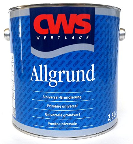 CWS Allgrund weiss matt, 2,5L - Matte Universal-Grundierung mit Korrosionsschutz auf Basis einer speziellen Bindemittelkombination.