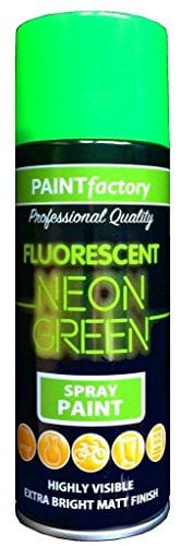 400ml All Purpose Neon Green 1755PR Spray Can Household Car Van Bike Aerosol Paint (1 Pack)