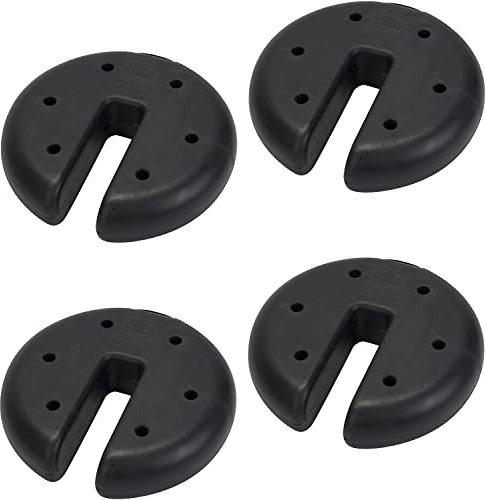 Quik Shade Set mit 4 robusten Hantelscheiben für sofortige und aufklappbare Vordächer und Zelte.