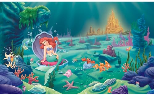 Disney Princes Littlest Mermaid Peel and Stick Wall Mural by RoomMates,JL1224M