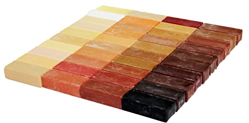 König Wax Filler Sticks 40 x 4 cm Holz Farben (# 130) Hartwachs