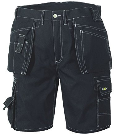 teXXor Canvas Shorts Bermuda, kurze Arbeits / Berufshose, Größe 52, schwarz, 4341