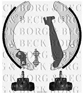 Borg & Beck BBS1026K Brake Shoe Kit To Fit Seat Arosa VW Lupo 98-05