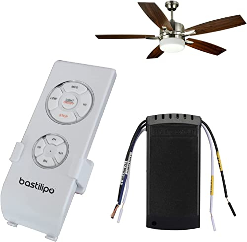Bastilipo - Kit telecomando per ventilatori da soffitto, UHF