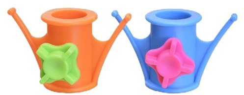 Hogar y Mas Percha Sombrilla para Playa, 2 Ganchos, Dos Unidades de Dos Colores Diferentes, de PVC.