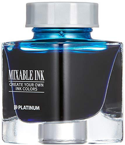 Platinum Mix Free Ink Bottle 20ml Aqua Blue