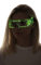 ASVP Shop Cyberpunk LED Visor Glasses - Perfect For Cosplay and Festivals - Cybergoth - Cyberpunk Glasses Goggles (Green)
