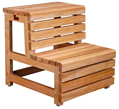 2 Schritt Hocker/Klapphocker klappstufen Holz/klappstufenleiter/Klapptritts/Stufen Tritthocker/Hockerleiter/Tritthocker klappbar/Leiterstuhl/Hockerleiter/Tritt- kleine Leiter