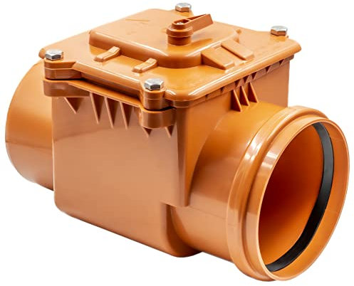 Valvola Antiritorno DN 160 Per Condotte Di Acque Reflue - Valvola Di Ritenzione Con Sicurezza Contro Il Reflusso - Installazione Affidabile, Protezione Per Le Condotte Domestiche E Industriali