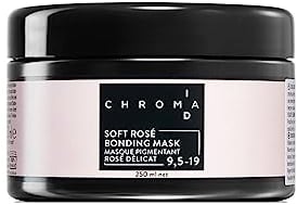 Schwarzkopf Professional CHROMA ID Bonding Color Mask Semi Permanentes Farbsystem Farbmaske Pflegende Tönung Haarmaske Haarkur Intensive Pflege Vegane Formel 9,5-19 Dusty Pink 250 ml