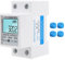Compteur D'énergie Monophasé, Mètre Watt D'alimentation Intelligent ABS Contrôleur De D'électrique Numérique Courant Alternatif Montage Sur Rail Din Affichage Rétroéclairage LCD Remise Zéro Partielle