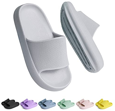 Buwege Kids Sliders Girls Boys Shower Slippers Summer Pool Soft EVA Slide Sandals Outdoor Bath House Flip Flops