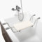 mosegor Suspended Bath Seat 72-82 cm Length Adjustable Bath Bench Telescoping Shower Stool Lightweight Bathtub Board for Elderly Disabled Injured