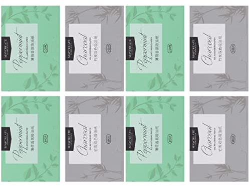 Beaupretty 8 Boxen Kontrolle für Löschpapier: Papier Make/Minze/Oder Film Öliger Tee Absorbierende Holzkohle Herrenpapier Gesichtspflege Handlich Einweg Bequem Gesicht: Filme Minze