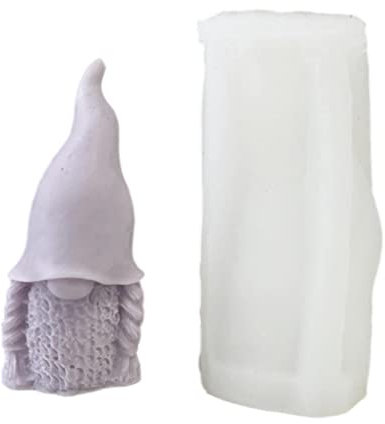 Silikonform Kerze, Weihnachtsmann//Elche Kerzen Formen Silikon, Wachsformen Für Seife Kerzen Gips Torten-Ornamente -Basteln, Kerzenformen Silikon Für Weihnachtsfeier Home Bar