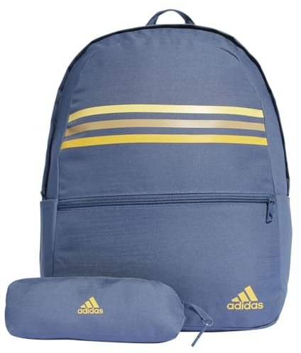 adidas Unisex Classic Horizontal 3-Stripes Backpack, preloved ink/semi spark, One size