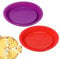 2 Piece Plat a Tarte Silicone Moule a Tarte en Silicone Moule en Silicone Patisserie Rond Revêtement Antiadhésif Réutilisables, Professionnel, Resistant, Cuisson Parfaite et Démoulage Impeccable