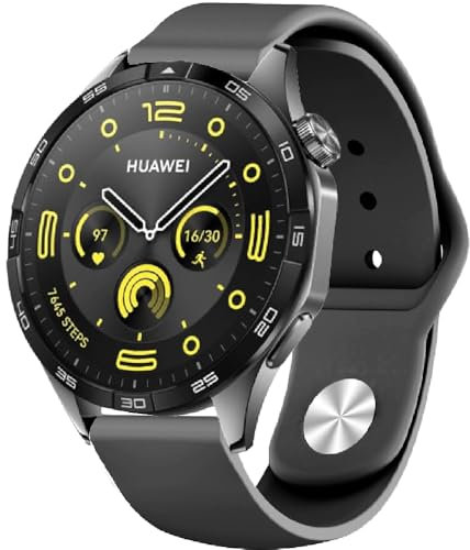 Ersatzarmband Silikon für Huawei Watch GT 5/5 Pro 46mm/GT 4 46mm/3/3 Pro/GT 2 46mm/2e/2 Pro, 22mm Sport Armbänder Uhrenarmband, Armband für Honor MagicWatch 2/Watch GS Pro