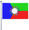 Demokratie-Flaggen, 90 x 150 cm, für den Außenbereich, doppelseitige Flagge, Polyester, leichte Flaggen, lustige Heimdekoration, 3 x 5 Flaggen