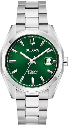 Bulova Herren Analog Automatik Armbanduhr Surveyor