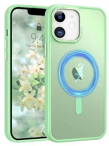 SupVict iPhone 11 Pro Max Case Compatible with MagSafe, Phone Case iPhone 11 Pro Max Magnetic Slim Thin Translucent Matte Back, Shockproof Military Grade Protective Case iPhone 11 Pro Max Light