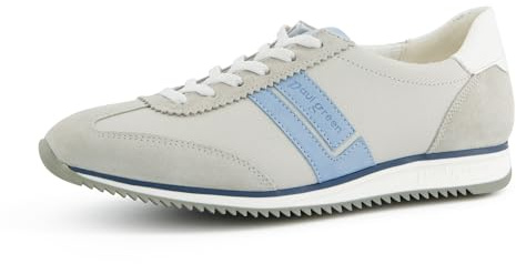 Paul Green Damen, Frauen Low-Top Sneaker,Sportschuhe,Freizeitschuhe,Turnschuhe,Laufschuhe,schnürschuhe,schnürer,Halbschuhe,Grau (Grau),38 EU / 5 UK
