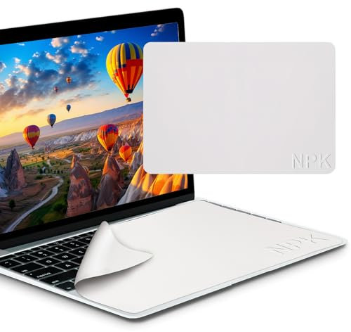Protection D'écran de Clavier pour Macbook Pro 15/16 Pouces Ultra Doux, Protege Clavier en Microfibre et Chiffon de Nettoyage, Protection Clavier Ordinateur Portable Compatible avec 15/16