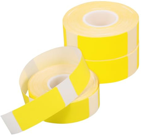 GRADENEVE -Aufkleberband zum Selbermachen 3 Rollen 15 mm x 30 mm selbstklebende Etiketten zum Kodieren Markieren Beschriften Preisauszeichnen Organisieren Verwenden im Büro und zu Hause