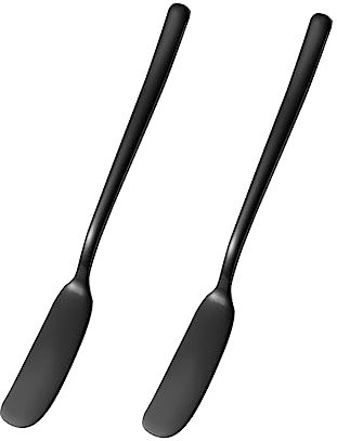 ABOOFAN Coltello Burro in Acciaio Inossidabile 16.5 Pollici Set 2 Pezzi Spatola Affilata Per Burro Formaggio Marmellata Utensile Da Cucina Versatile Per Ristoranti E Uso Domestico