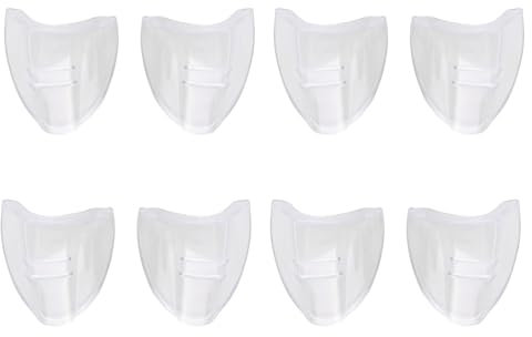 Nettoppo 4 Paar Brillen Seitenschutz zum Aufstecken Durchsichtiger Seitenschutz für Schutzbrillen