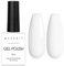 Makartt Gel Nail Polish -15ml White Gel Polish for Long Lasting High Glossy Finish Soak Off UV Nail Polish for French Nail Varnish Chip Resistant Nail Art for Easy Application Salon & Home Use