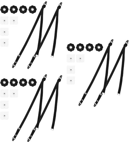 minkissy 6pièces Sangle de Fixation pour Téléviseur Fixations Murales pour Téléviseur Sangle Anti-basculement pour Meubles Attaches Murales pour Meubles Système Anti-basculement