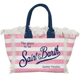 Saint Barth Mc2 Donna Borsa A Mano Cotone VANI001-Lig