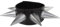 Bristol Novelty BA436 Spike Bracelet, Unisex-Adult, Silver, One Size