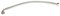 SOMATHERM FOR YOU, Flexible sanitaire 3/4 avec double écrou tournant coudé, longueur 1000mm, DN10, en acier inoxydable et EPDM, norme ACS, certifié QB, résistant et souple