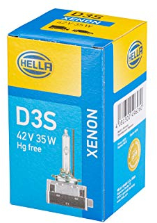 HELLA 8GS 009 028-311 D3S Xenon Brenner - Glühlampe - 4300 Kelvin - 42V - 35W - Sockelausführung: PK32d-5