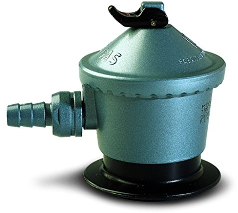 Anzapack 854484M - Regulador Para Gas Butano Con Valvula De Seguridad Certificado