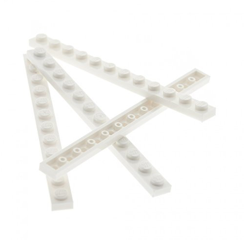 LEGO 4x 60479 Plate 1x12 | White