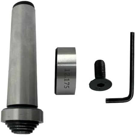 MT3 Shank Slitting Saw Arbor for Milling & Lathe Tools | Compatible with Slit Discs, M12 x 1.75 Drawbar