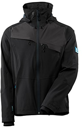 Mascot 17001-411-0918-2XL Arbeitsjacke Advanced wasserdicht, Schwarz/Dunkelanthrazit, 2XL