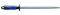 F. DICK Fleischerstahl 30 cm (Griff blau/schwarz, Wetzstahl rund mit 2 K-Griff, Oberflächenhärte über 65° HRC, Schleifstein für Kochmesser) 73171300-66