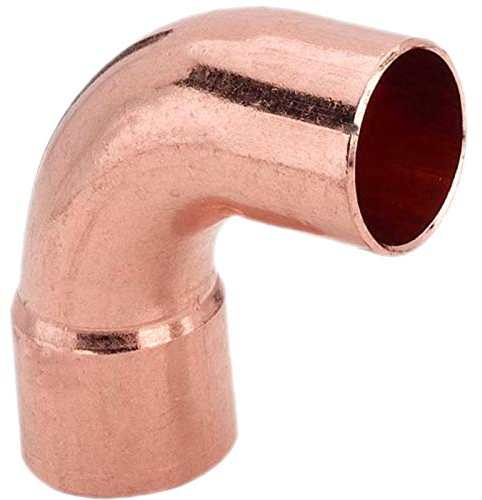 LÖT FITTING aus KUPFER > Bogen 90 Grad i/a 5001A > 6 bis 42mm WUNSCHGRÖSSE einfach selbst wählen >>> 28mm